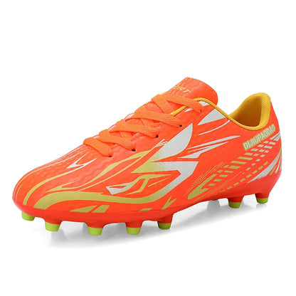Outdoor Children's Football Shoes Low-cut Kids Soccer Shoes Sports Shoes Comfy Non-Slip Training Shoes For Boys Futsal Sneakers