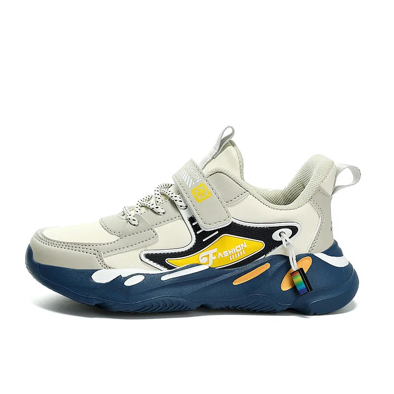 Children Basketball Shoes Trendy Comfortable Outdoor Training Anti Slip Wear-resistant Fashion Running Shoes for Kids Size 28-39