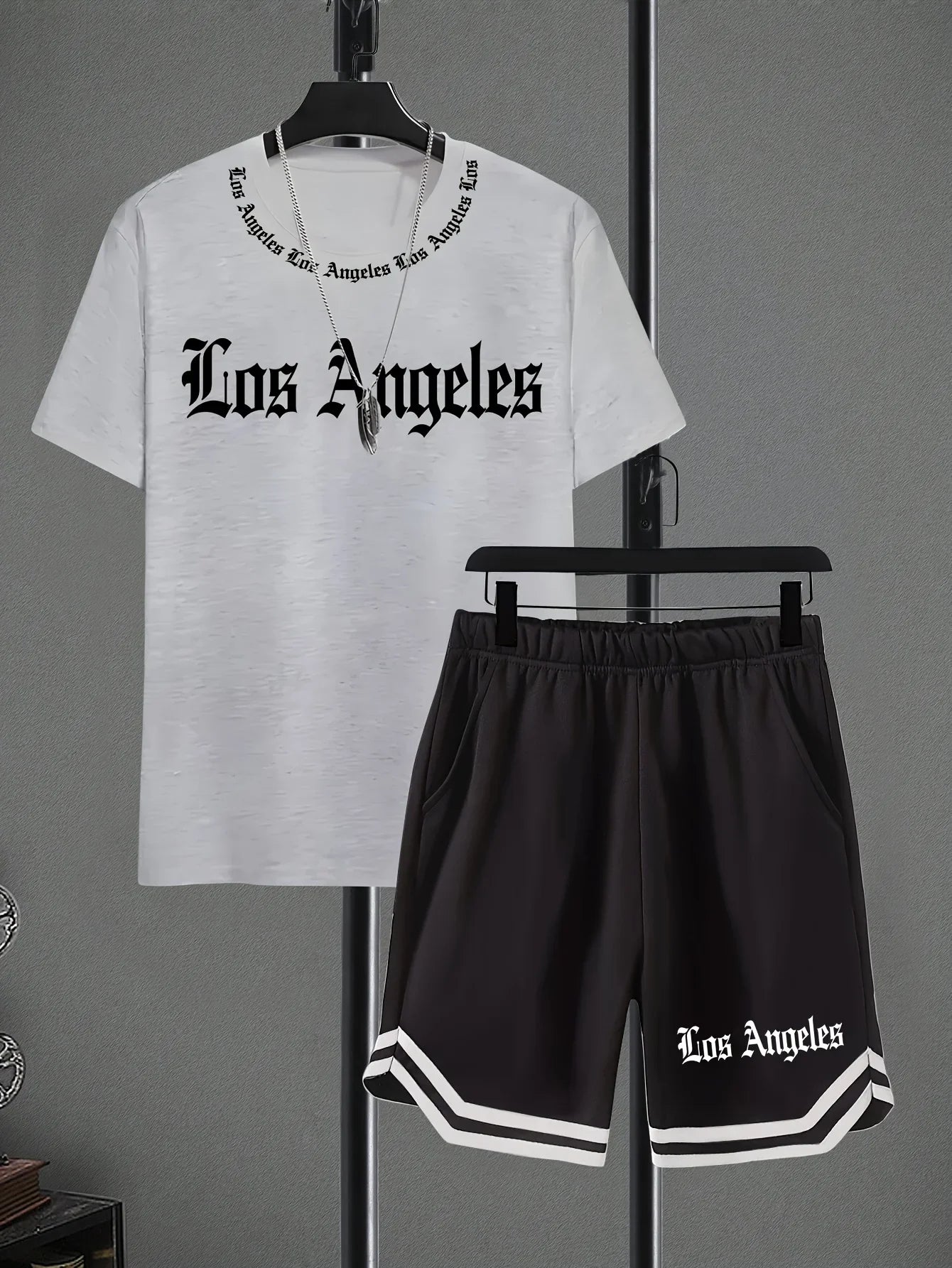 youth set for Summer 2025 featuring letter prints is a vibrant and fashionable streetwear
