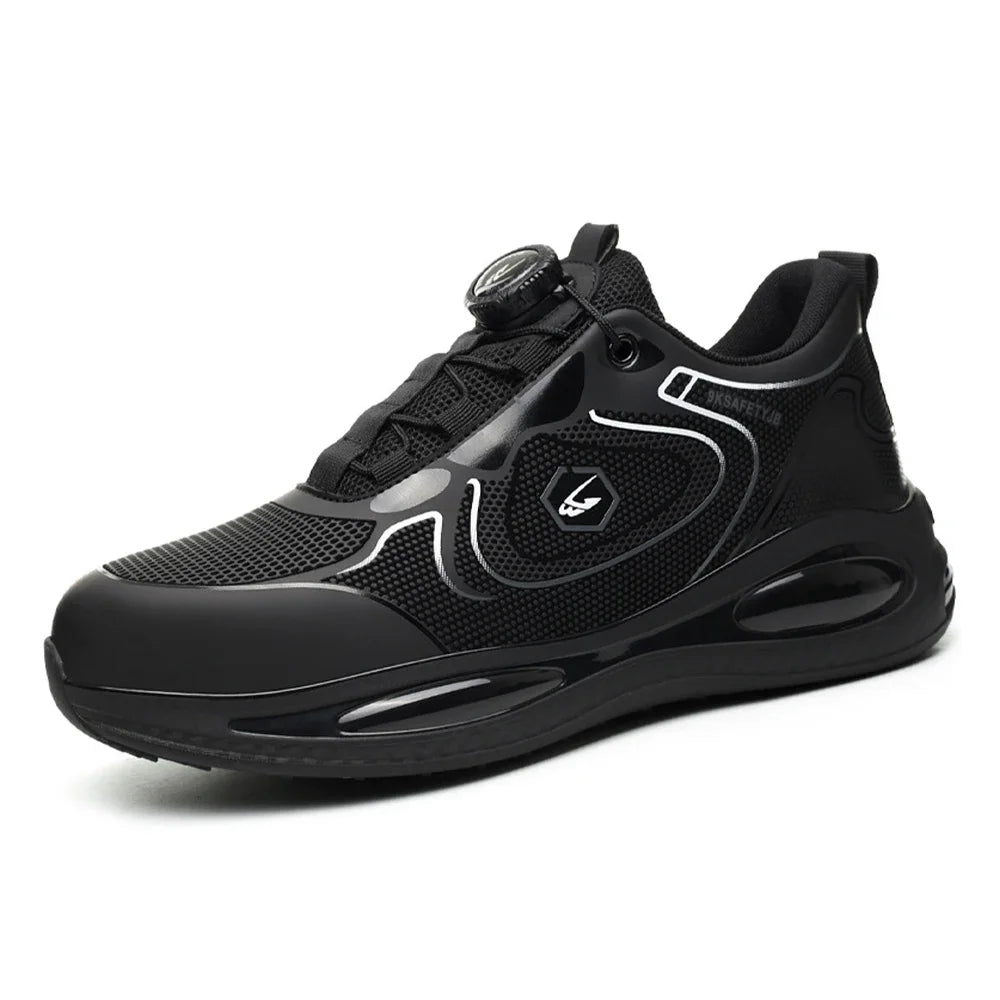 Steel Toe Work Shoes for Men Indestructible Boots Lightweight Safety Shoes Working Anti-smash Anti-puncture Protective Sneakers