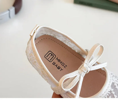 2025 Children Sandals for Girls Summer New Fashion Korean Style Soft Bottom Anti-slippery Versatile Chic Princess Mesh Shoes