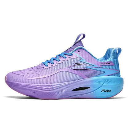 Men Sports Running Shoes Carbon Board Air Cushion Breathable Lightweight Women's Comfortable Athletic Nonskid Sneakers
