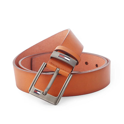 Male PU Leather Belt High Quality Men Belt Alloy Square Buckle Men Male Strap Pin Buckle Fancy Vintage Jeans Waistband Strap