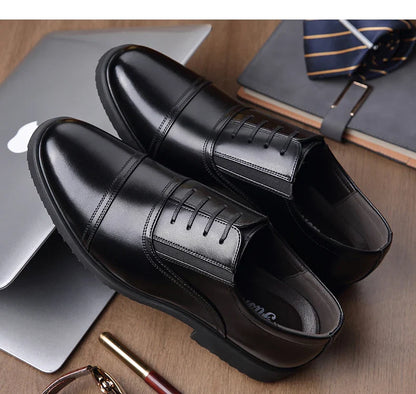 Men's casual leather shoes, business casual shoes, formal fashion, banquet flat shoes, size 50 men's shoes