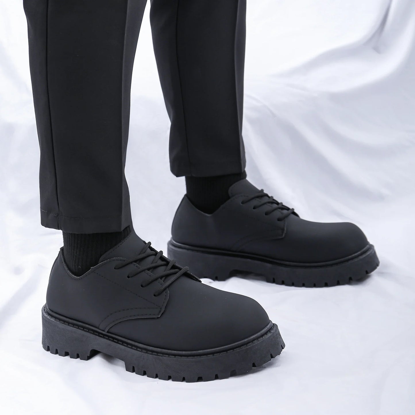 Men's formal shoes, business casual shoes, matte big toe shoes, handsome men's shoes, event party dress shoes