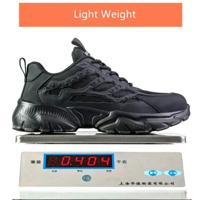 Steel Toe Cap Lightweight and Comfortable Safety Shoes for Men and Women Steel Toe Anti Puncture Comfortable and Safe Work Shoes