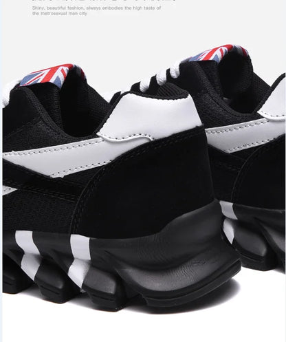 Men's and women's running shoes breathable casual sneakers anti-slip vibration comfortable walking shoes 36-48
