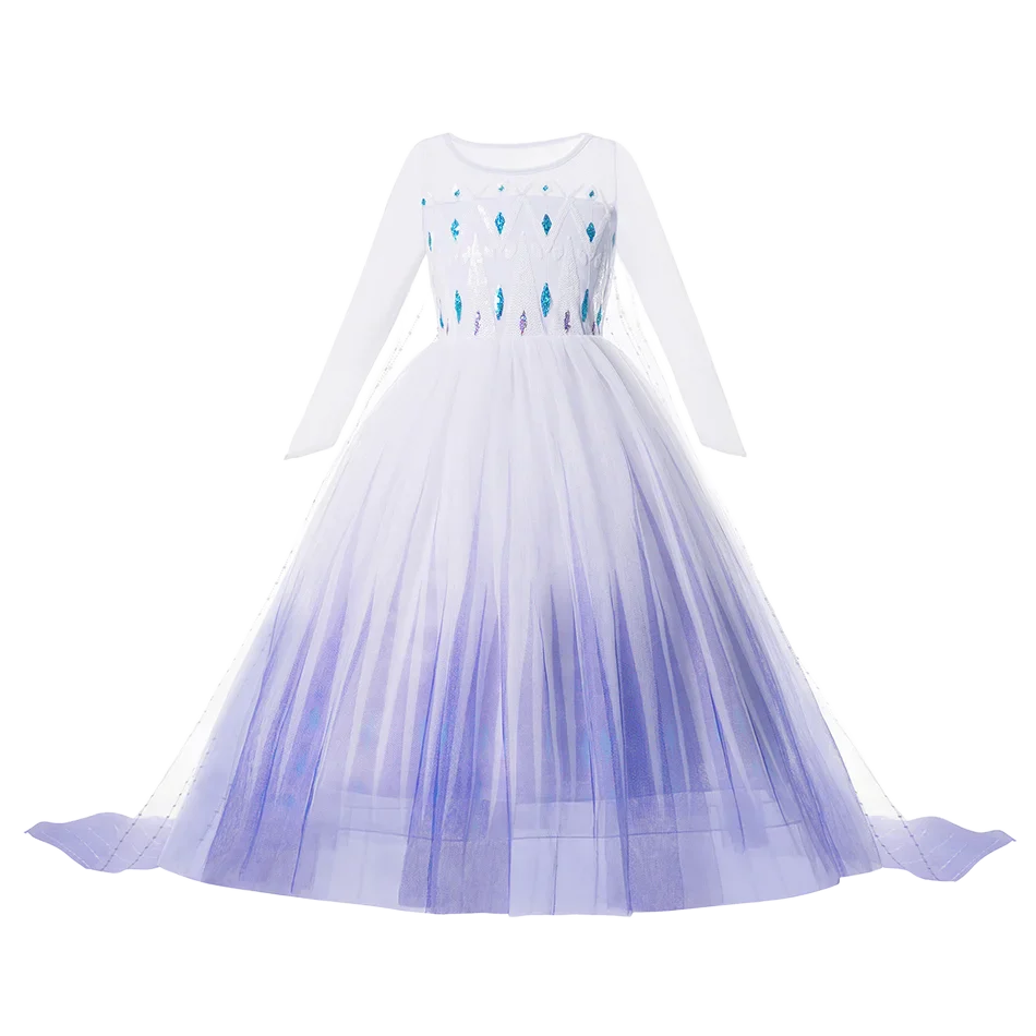 Cinderella Anna Elsa Costume Children Princess Dress for Girls Kids Cosplay Snow White Christmas Carnival Party Disguise Outfit