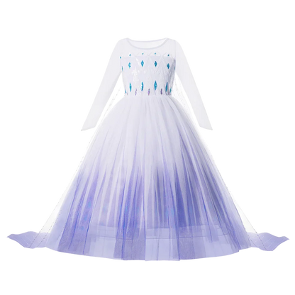 Cinderella Anna Elsa Costume Children Princess Dress for Girls Kids Cosplay Snow White Christmas Carnival Party Disguise Outfit