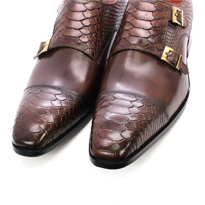 Sapatos Sociais Masculinos de Couro – Estilo Oxford Formal, Tamanhos 40–47, Preto e Marrom