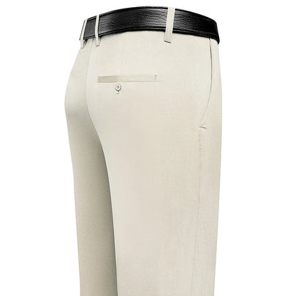 Four Season Men's Business Casual Pants Spring Summer Stretch Trousers Office Suit Pants Men Formal Pants Breathable Comfortable