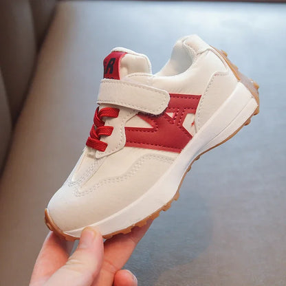 Children Tennis Shoes Patchwork Versatile Boys School Basketball Shoes Kids Fashion Causal Girls Outdoor Sneakers Breathable