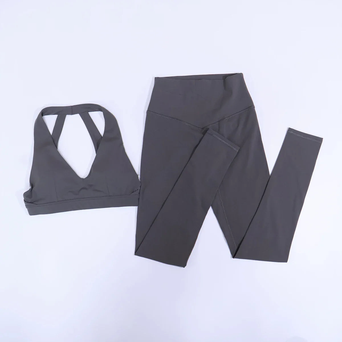 New Summer Women's Ultra Soft Sports Bra And Yoga Pants Set Fashionable Two-Piece Gym Workout Shock-Absorbing Underwear Suit