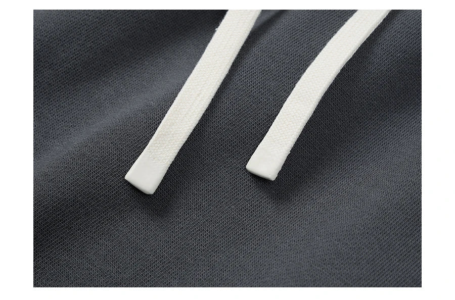 Oversize 390gsm Fabric Jogger Shorts Casual Drawstring