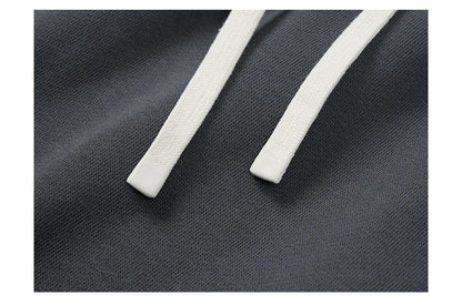 Oversize 390gsm Fabric Jogger Shorts Casual Drawstring