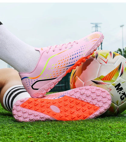 New Men Soccer Shoes Hot Sale Women Professional Football Boots Unisex High-quality Futsal Ultralight Cleats TF/FG Sneakers