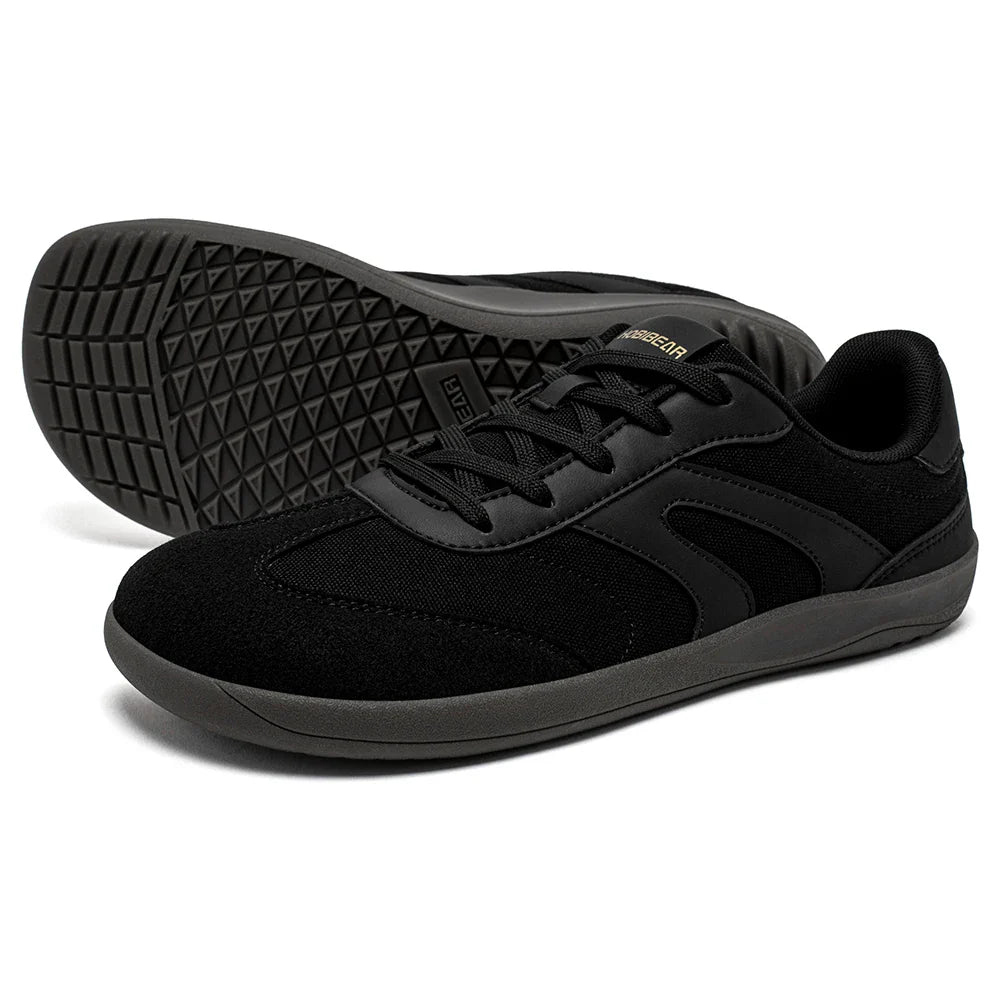 Barefoot Wide Toe Sneakers Unisex Zero Drop Minimalist Canvas Shoes Non Slip Lace Up Walking Sneaker