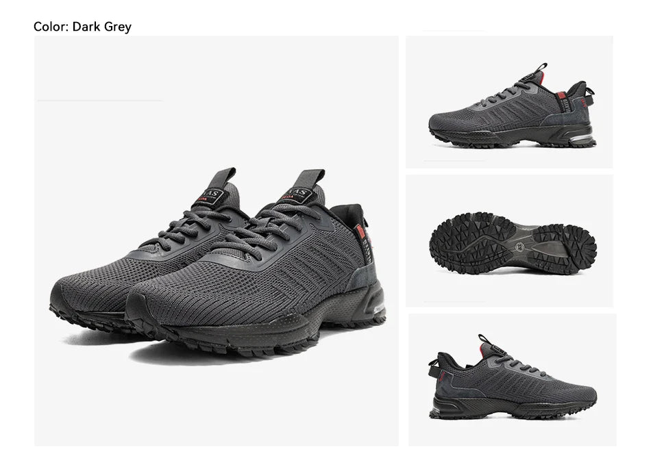 Running Shoes For Men Lightweight Sneakers Man Designer Mesh Sneaker Lace-Up Male Breathable Sports Tennis Shoe