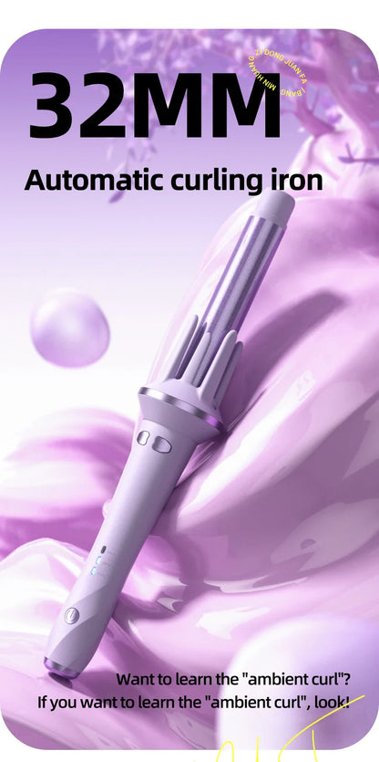Automatic Rotating Curling iron PTC heated Professional Curling iron Portable Air rotating negative ion wave curling iron