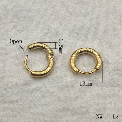 NEW ARRIVAL! 13/17/21mm 100pcs Stainless Steel Round Clasps&Hooks Earring Hooks Base For Handmade Earrings Parts DIY Accessories