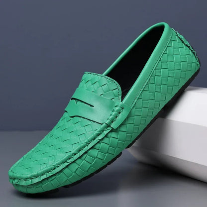Loafers for Men 2024 New Handmade Moccasins Men Flats Casual PU Leather Shoes Luxury Comfy Mens Loafers Size 48