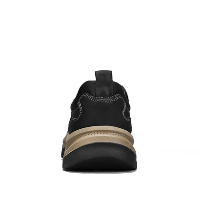 Men's Hand-Stitched Fashion Loafers, Solid Color Low-Top Casual Shoes, Simple Trendy Slip-On Sneakers, Men's Shoes for All Seasons, Daily Office Business Shoes, Large Size Men's Shoes
