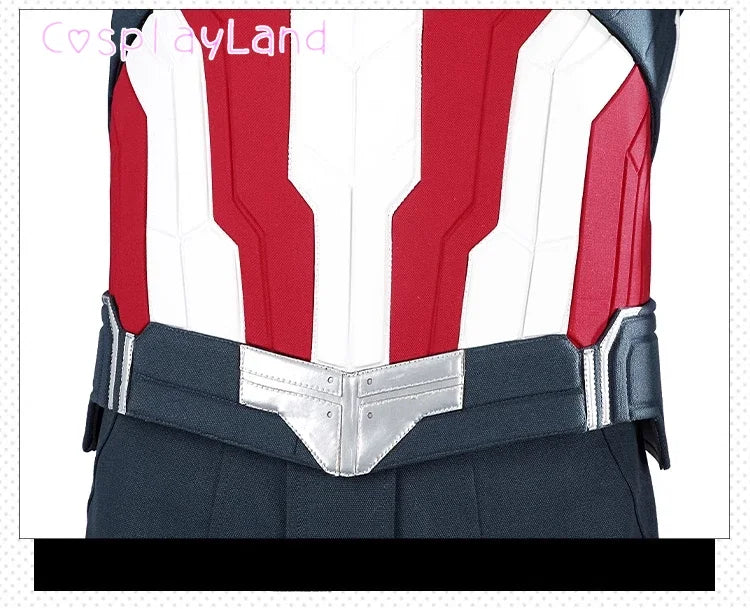 New Superhero Cosplay Costume Captain Steve Rogers Suit Adult Men Halloween Comic Con Outfit Custom Made Superhero Jumpsuit