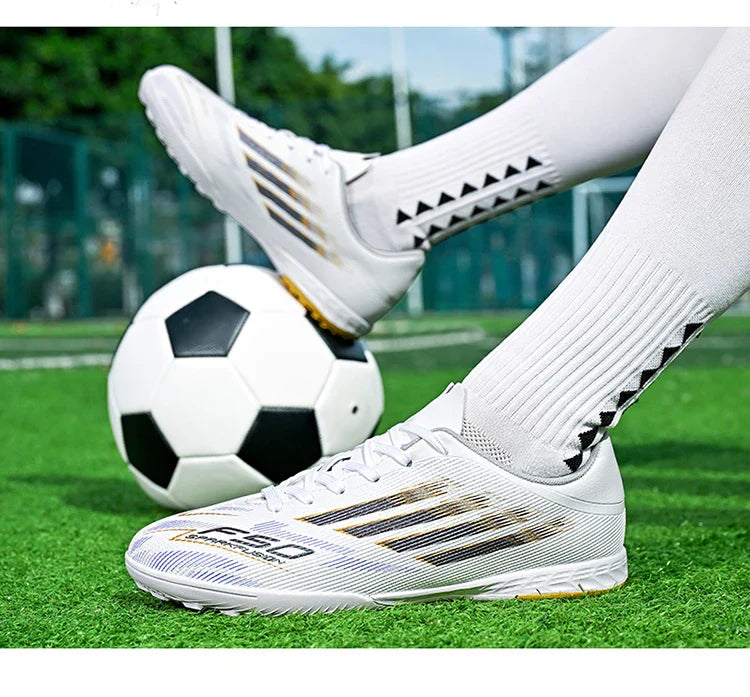 Soccer Cleats for Mens Professional Football Boots Turf Soccer Shoes Indoor/Outdoor Low-top Sneakers Zapatos De Fútbol