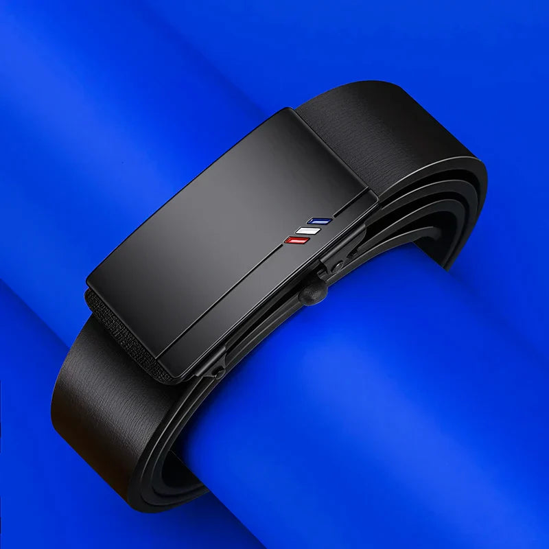 Fashionable Men's Alloy Automatic Buckle Belt With Men's Business Suit Pants Belt High-quality Casual Men's Belt