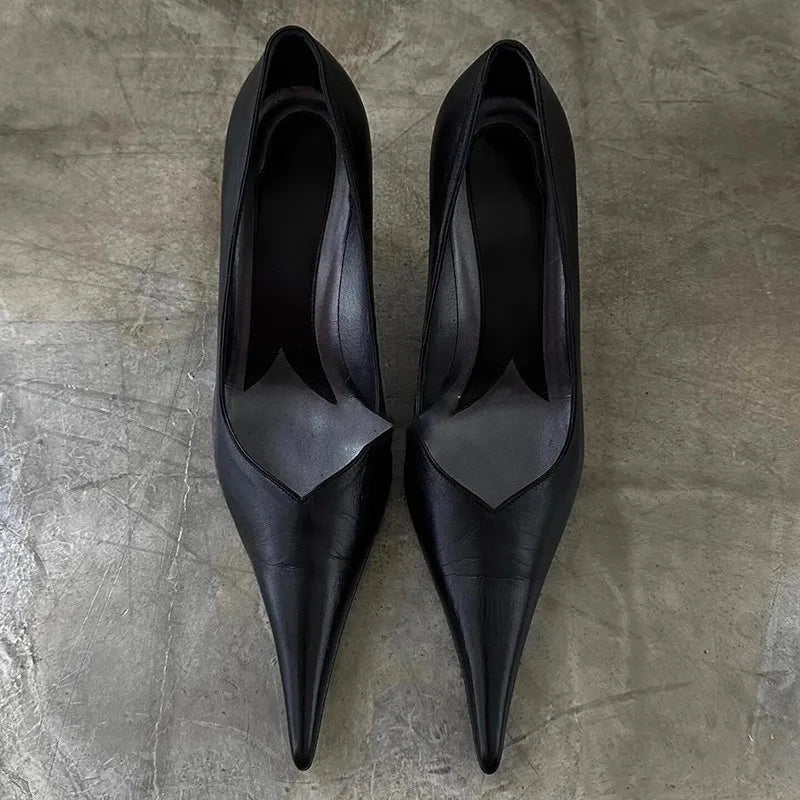 Sexy Designer Pointed Toe High Heels Women Shallow Fashion Banquet Dress Shoes Street Style Elegant Pumps Women Talons Femme