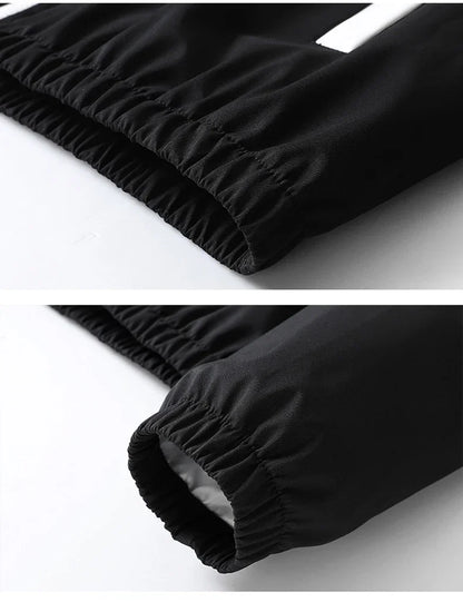 CHRLCK Men's Running Sportswear Suits Breathable Clothes Sports Joggers Training Gym Fitness Tracksuit Sets Men