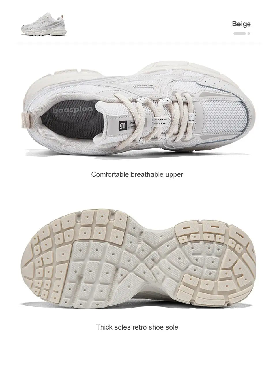Women Running Shoes Lightweight Breathable Sport Shoes Female Comfort White Casual Sneakers Height Increase Cushioning