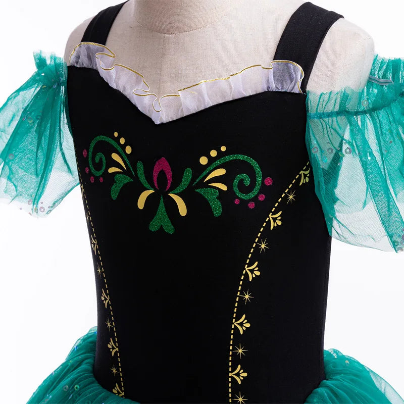 Girl Ballet Dancing Dress Party Fancy Sequined TUTU Dress Princess Girl Clothes Baby Girl Stage Shows Party Costumes