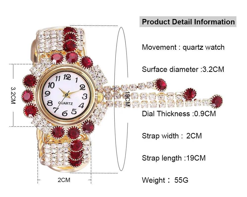Fashion Women Watch with Shiny Diamond Watch Ladies Luxury Brand Ladies Casual Women Bracelet Crystal Watches Relogio Feminino