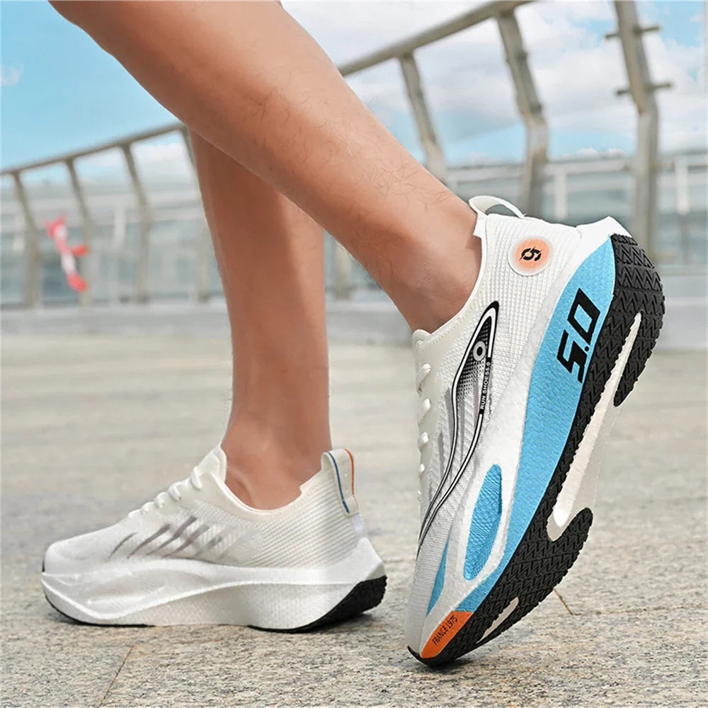 New Sports Shoes for Men&Women, Running Sneakers, Carbon Plate, Male Marathon Racing, Shock-absorbing, Athletics Training Shoes