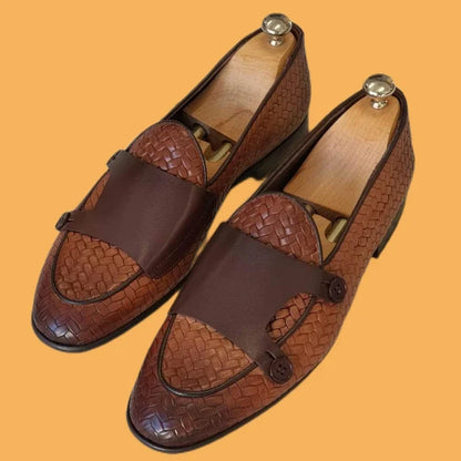 Novos Mocassins Masculinos Marrons Sapatos Sociais Masculinos de Couro PU Preto Feitos à Mão com Frete Grátis Tamanho 38-48