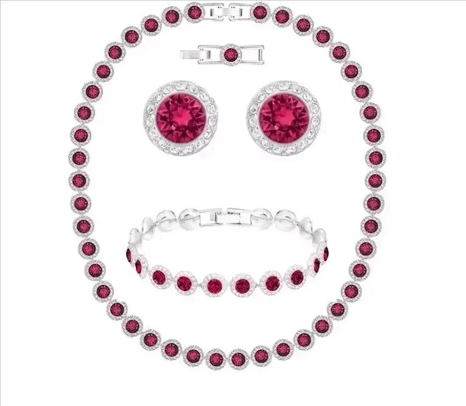 2025 New Classic Luxury Angel Set, Necklace, Bracelet, Earrings, Multi Functional and Beautiful - Valentine's Day Gift