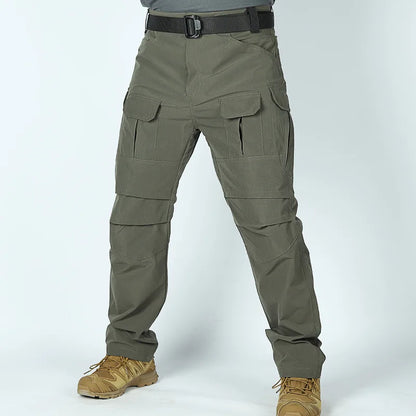 summer Multi-pocket Work Tactical Pants Men Outdoor Waterproof Sports Hiking Climbing Pants Combat Military Cargo Trousers