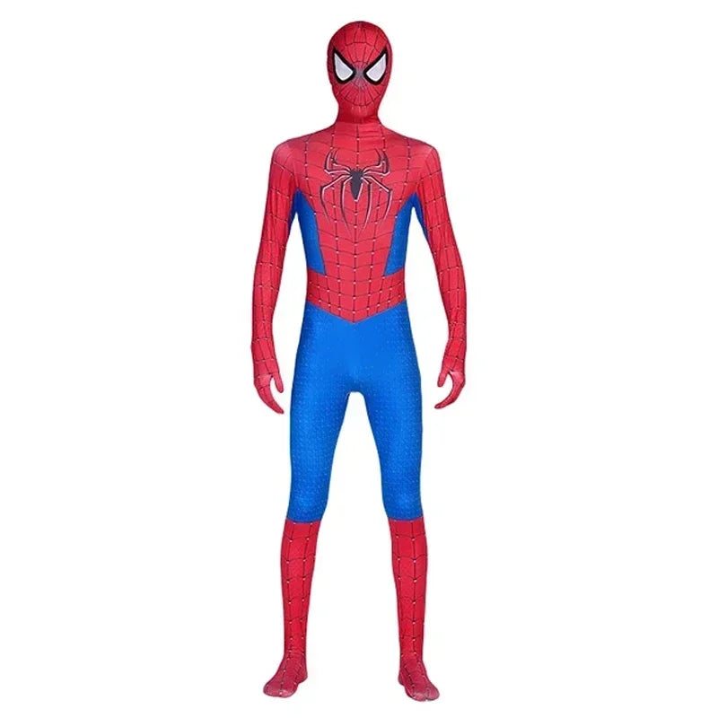 Spiderman Costume Spider Man Black Panther Iron Man Spider Gwen Cosplay Zentai Jumpsuit Bodysuit Halloween Costume Adult Child