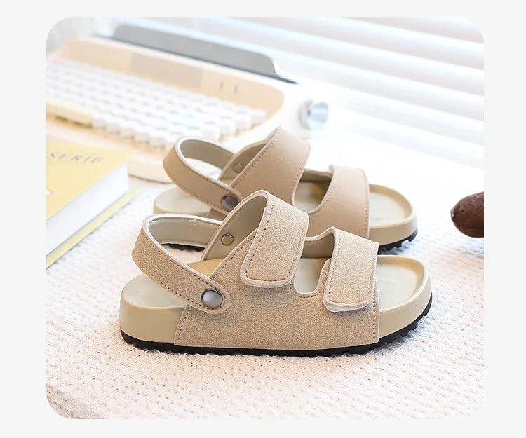 Boy's And Girls' 2026 Summer New  Casual Thick Sole Slides Forest Style Two-Way Sandals