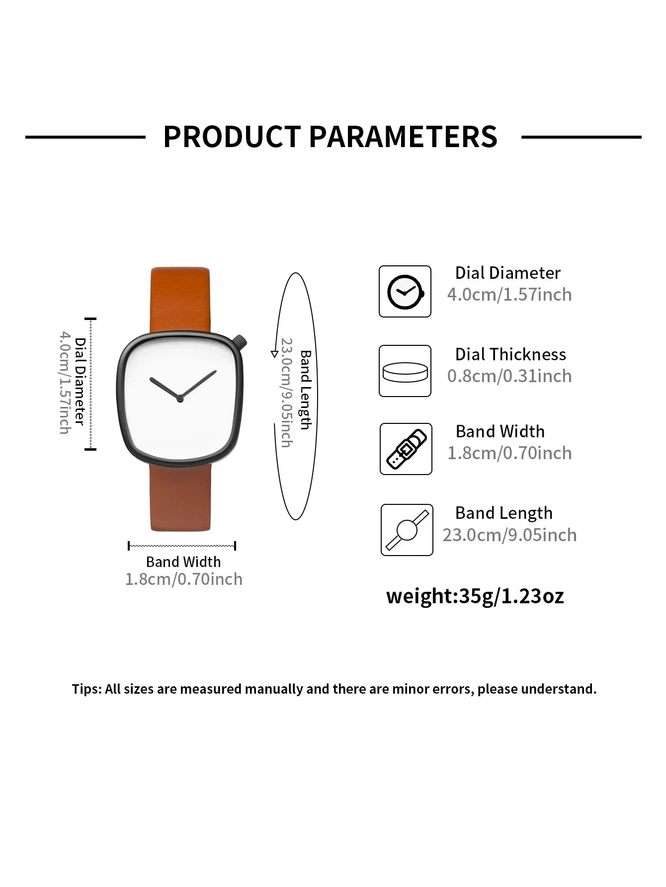 Watch Minimalist Men's Square Fashion Ultra thin Watch Minimalist Women's High Quality Elegant Quartz Watch Clock Gift