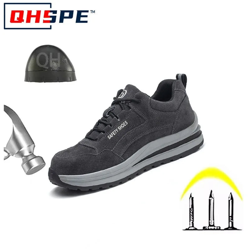 safety autumn shoes breathable work shoes anti stab work sneakers with steel toe indestructible shoes anti smashing safety shoes