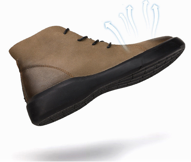 Winter Men Boots High Quanlity Warm Leather Mens Ankle Boots Male Waterproof with Fur Snow Boots Casual Shoes for Men Botas