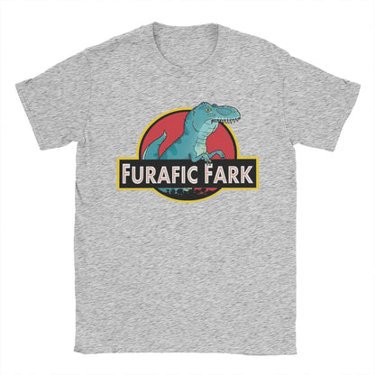 Men Furafic Fark 2 T Shirts Meme Pure Cotton Clothing Unique Short Sleeve Crewneck Tees Plus Size T-Shirts