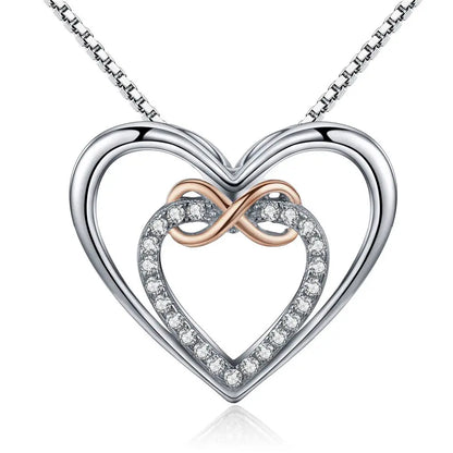 925 Sterling Silver European Simple CZ Ear Buckles Heart Hoop Earrings for Women Wedding Gift Minimalism Jewelry E737