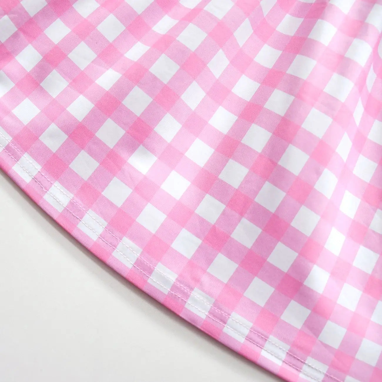 Girl pink plaid skirt Costume Sleeveless Princess Dress for Birthday Kids Children Clothing 2026  carnival Babies Party Dresse