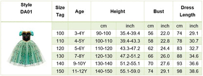 2025 Belle Costume for Girl Carnival Party Princess Dress Children Deluxe Beauty Ball Gown Kids Anna Belle Cosplay Elegant Dress
