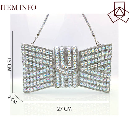 Hot Selling Italian Design African Women's Crystal High Heel Toe Sandals Party Wedding Party Silver Shoes and Bag Set
