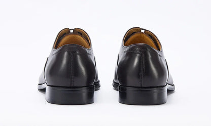 Leather Oxford Dress Shoes British Retro Formal Business Wedding Derby Shoes