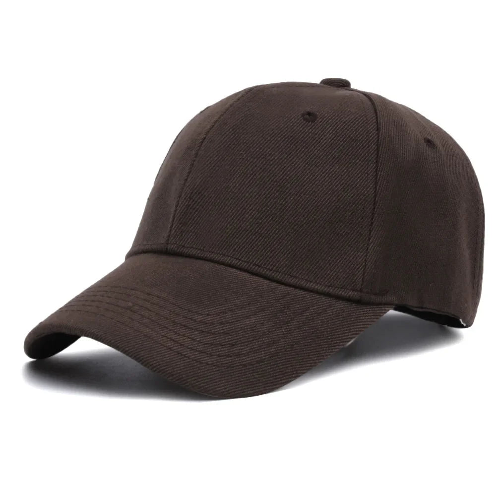 Solid Unisex Baseball Cap 6 Panel Men Caps Daily Womens Summer Hat Curved Brim Adjustable Red White Purple Grey Black